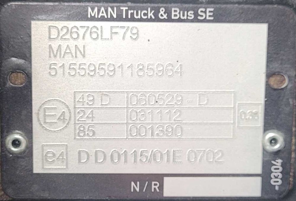 Motor complet camion MAN D2676 LF79 - Piese de motor camioane MAN