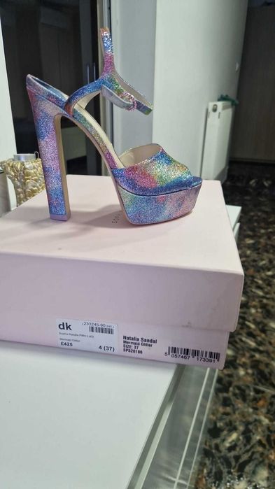 Pantofi dama Sophia Webster Natalia Sandals Mermaid Glitter 37