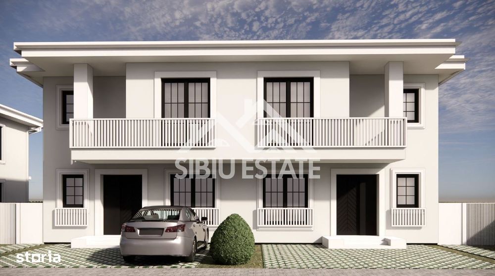 Duplex nou in Sura Mica, 4 camere, 3 bai