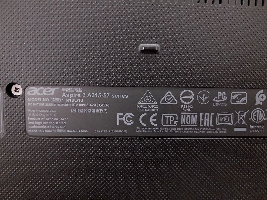 Intel(R) Acer corei5