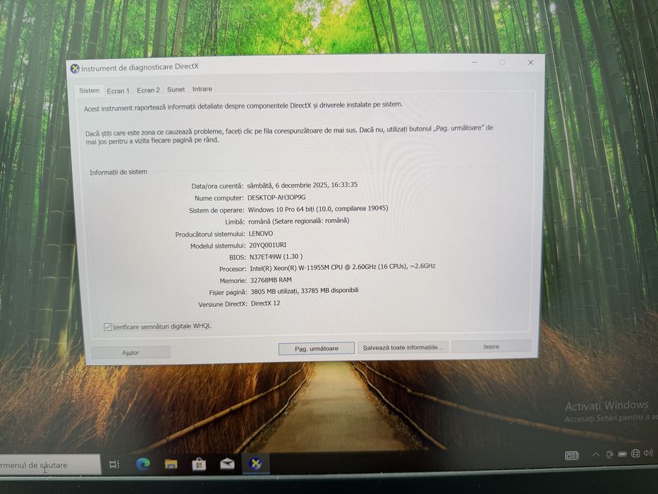 Mobile Workstation Lenovo ThinkPad P15 G2, 15.6″