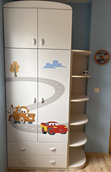 Детско модулно обзавеждане за стая Меблик серия Колите (Meblik Cars)