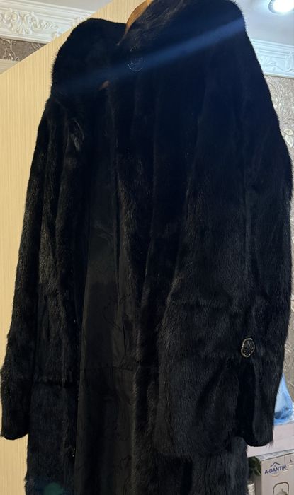 Шуба черный бриллиант