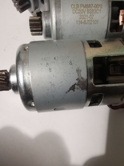 18/20 dc V motoras pentru drujba verde parkside