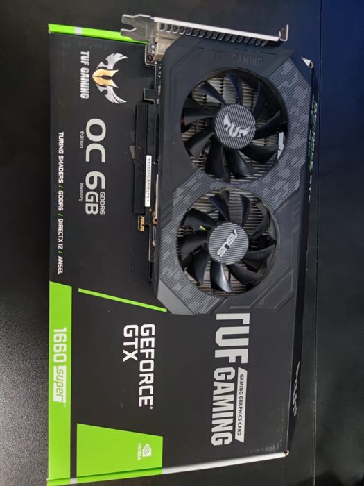 Placă Video ASUS TUF Gaming GeForce GTX 1660 SUPER OC 6GB GDDR6