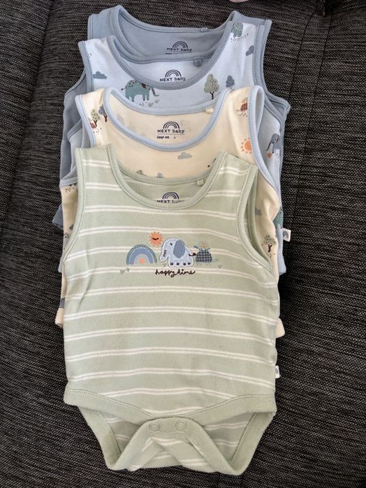 Лот бебешки дрешки на марките Next, Mayoral, H&M за момче/момиче.