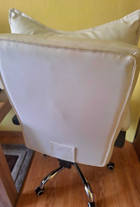 Scaun de birou ergonomic, Alb – (Preț redus)