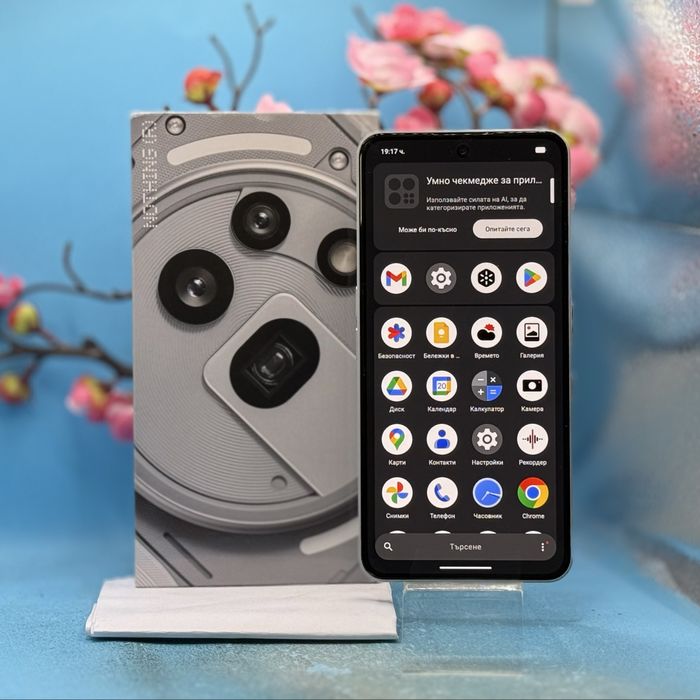 ГАРАНЦИОНЕН!!! Nothing Phone (3a) Pro, 256GB, 12GB RAM, 5G, Grey