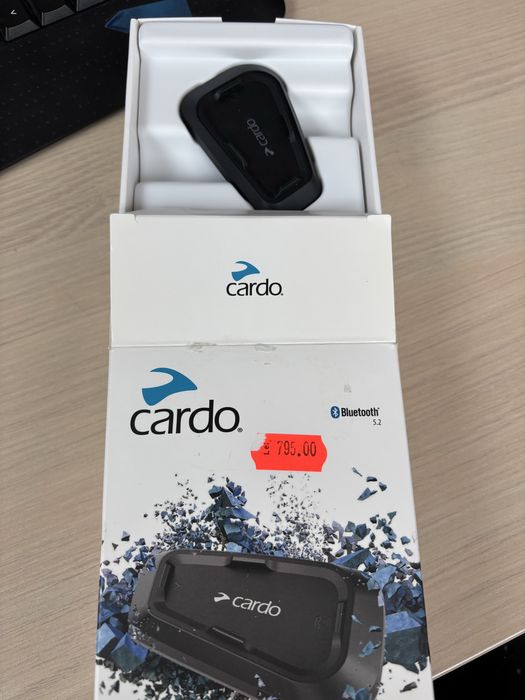 Intercom moto Cardo Spirit HD, complet echipat, nefolosit
