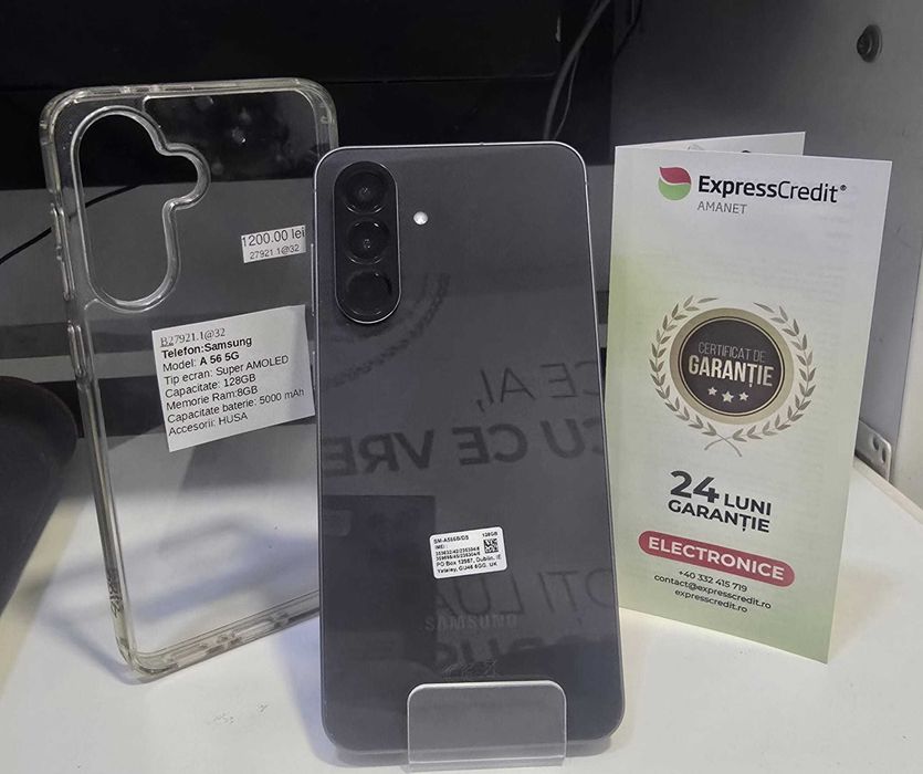Telefon Samsung A56 5G (AG32 B27921.1) 2 ANI GARANTIE!