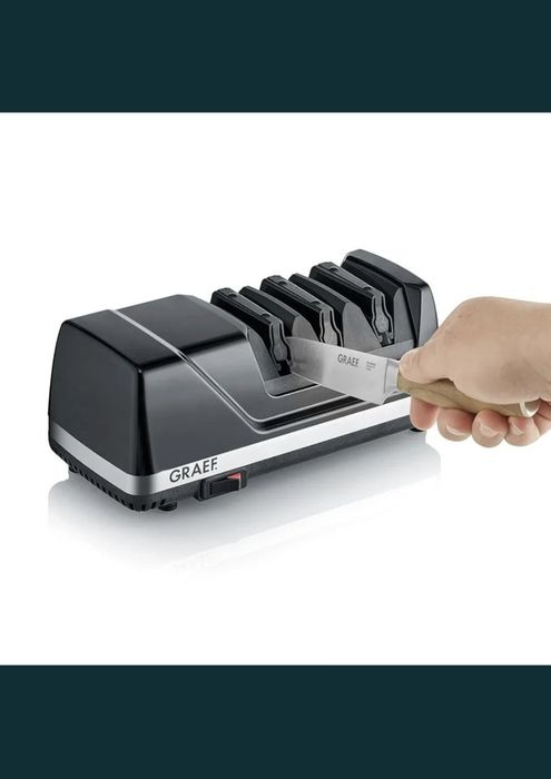 Диамантено електрическо точило за ножове, Graef CX125, черно