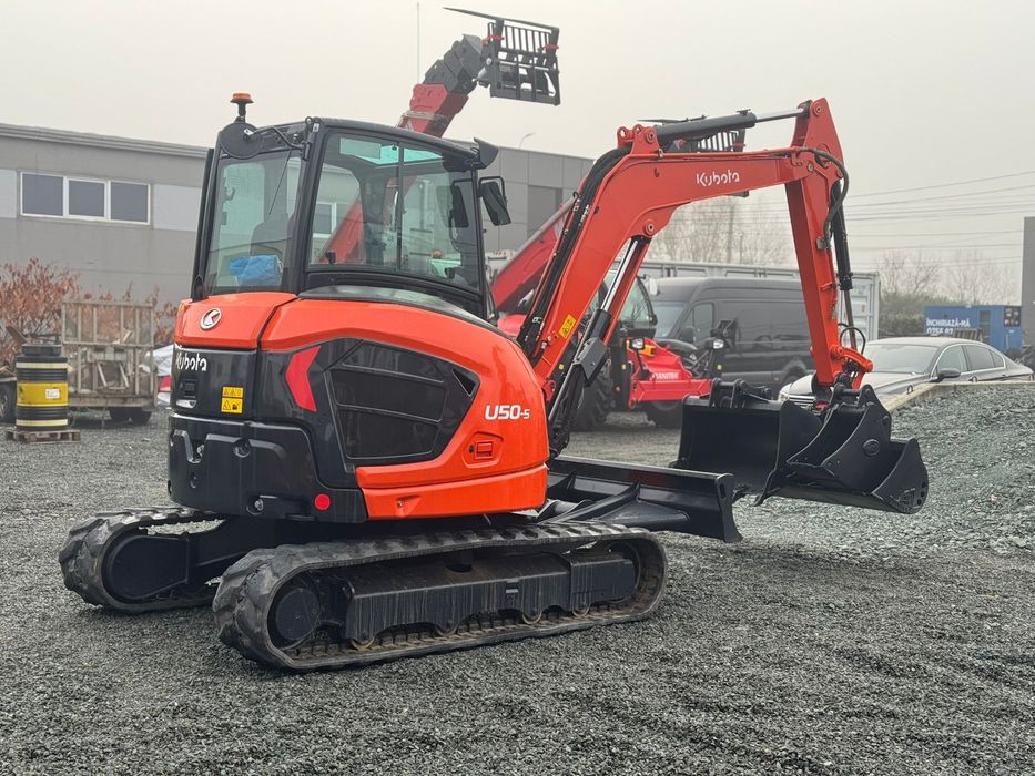 Kubota U50-5  an 2022 ore 1500 3 cupe Rhinox cupla rapidă