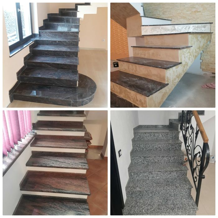 Scari , blaturi bucatarie , glafuri GRANIT piatra decorativa travertin