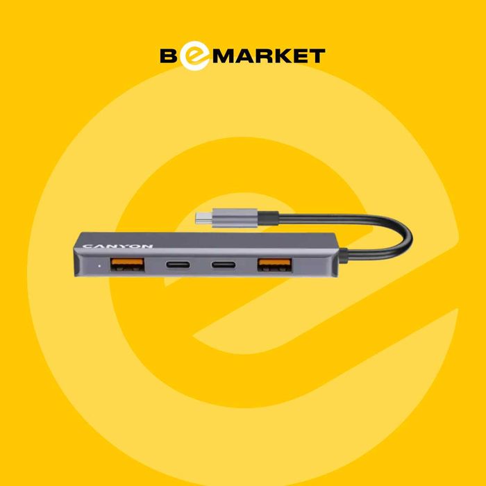 USB разветвитель CANYON DS-18 5in1 USB-C
