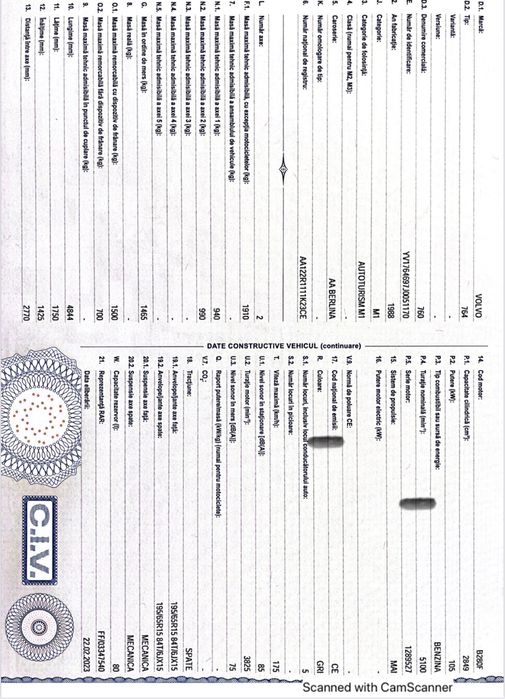 Vand VOLVO 760 GLE inmatriculat ca vehicul istoric