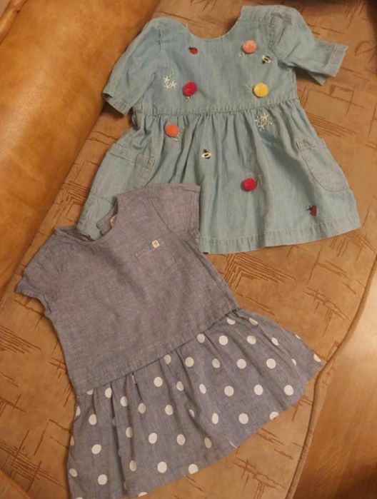 Lot set rochite zara si h&m 18-24 luni marime 92, ca noi