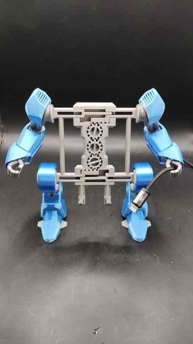 Suport Telefon Mecho Exo Suit | Mecanic Stilizat pentru Birou