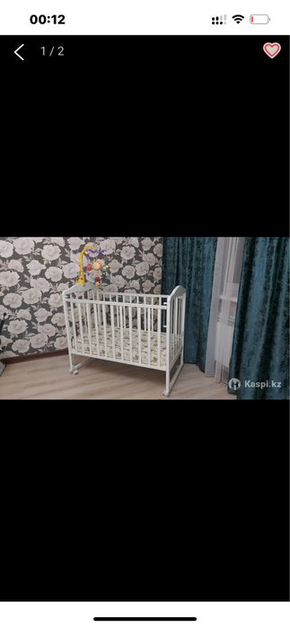 Детская кровать 1,20*0,60