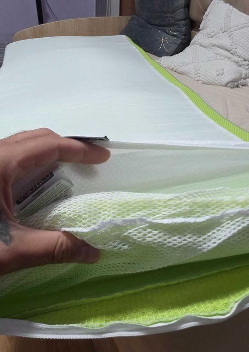 Topper saltea Dormeo Aloe Vera 5Z, 70 x 190 cm, cu spuma Orthocell