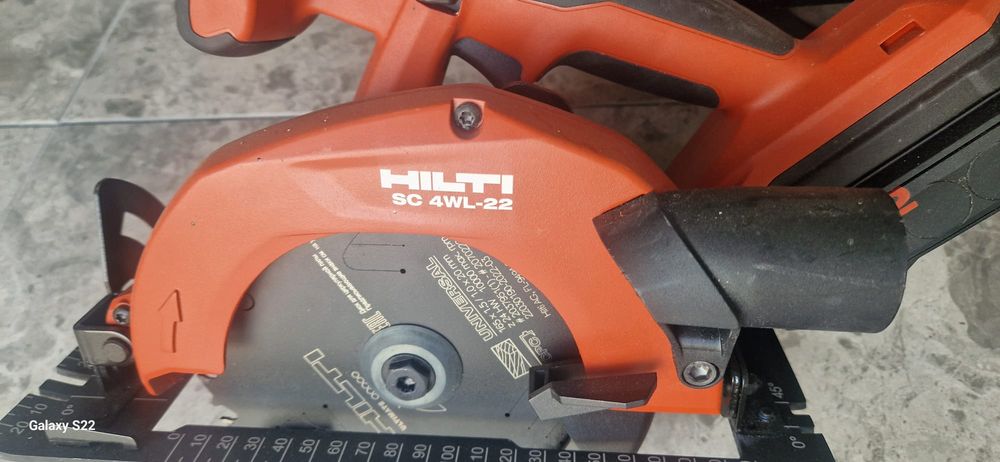 Hilti circular pe acumulator
