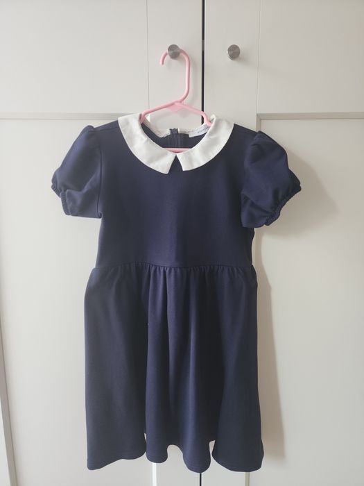 Rochie / Uniforma bleumarin fete 6-7 ani