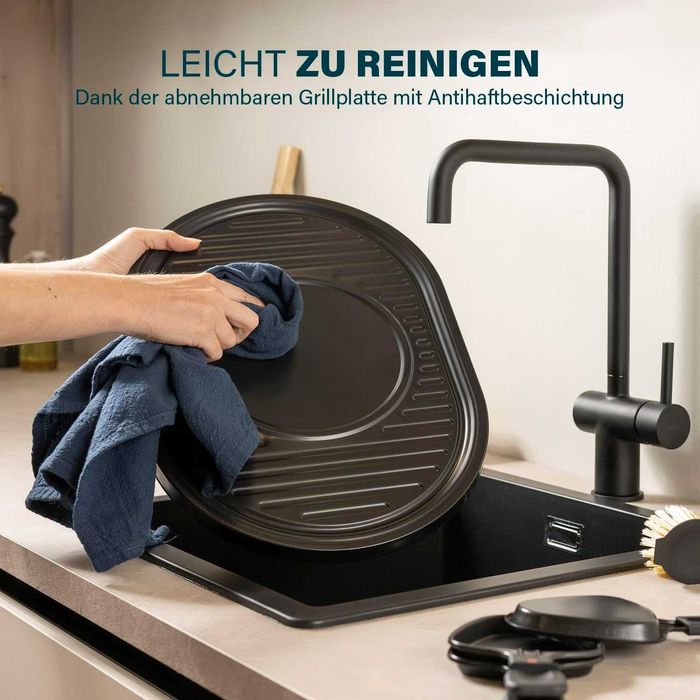 Електрическа грил скара Princess Oval Gril Раклет 162700 42x30см 1200W