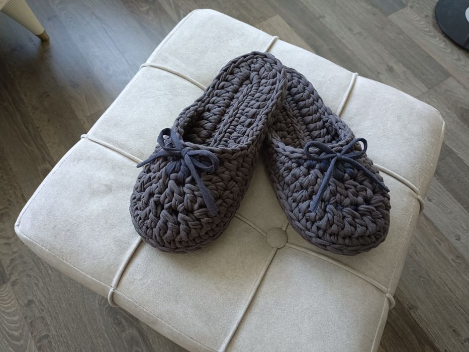 Тапочки вязанные на заказ