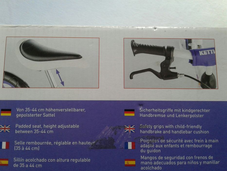 Bicicleta fara pedale Kettler Speedy 12,5" ptr.3-5ani, noua