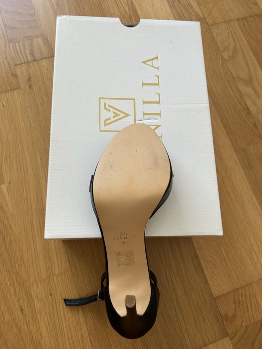 Sandale cu toc subtire Vanilla
