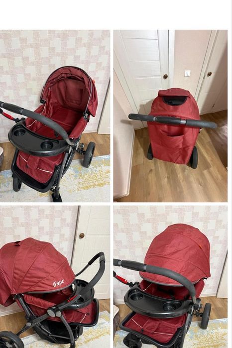 Продам красную коляску