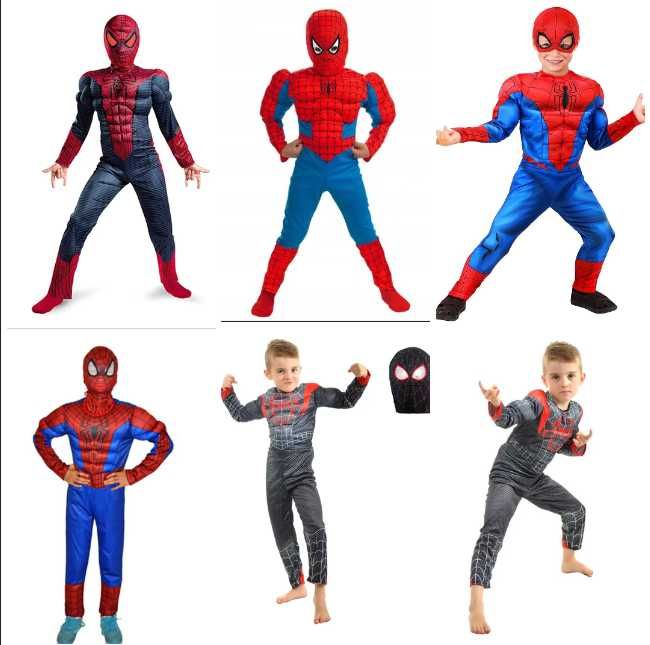 Детски Костюм с мускули Спайдърмен, Батман, Венъм, Супермен, Хълк и др