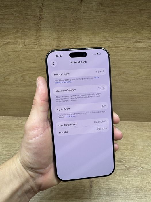 iPhone 16 PRO MAX 512Gb black 100% battery life