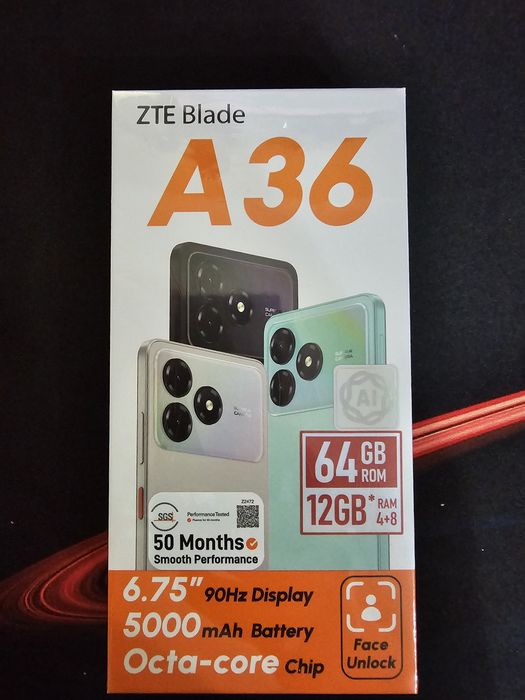 ZTE Blade A36 (64Gb) Чёрный