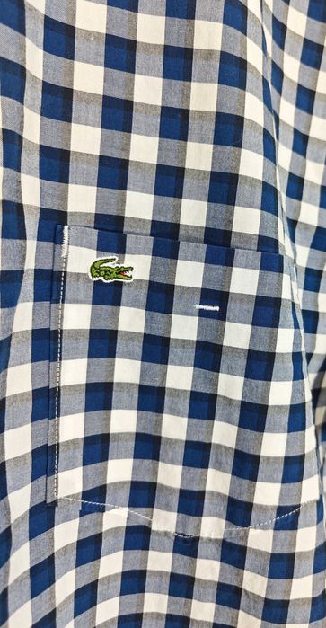 LACOSTE Оригинална мъжка карирана риза размер 40 / М