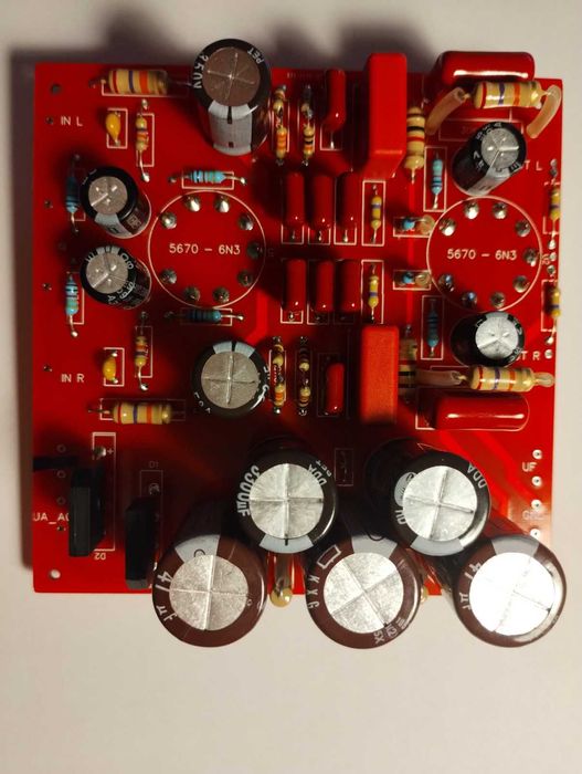 KIT Preamplificator cu tuburi pick-up (phono) - doza magnetica (MM)