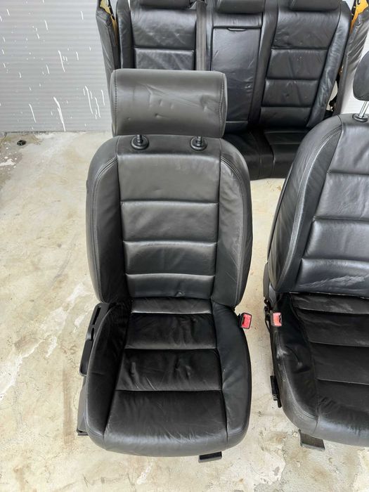 Interior piele Audi A6 C6 2004–2011 scaune față+banchetă spate fețe uș