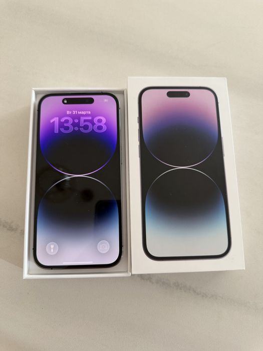 Iphone 14pro 256gb deep purple 74%