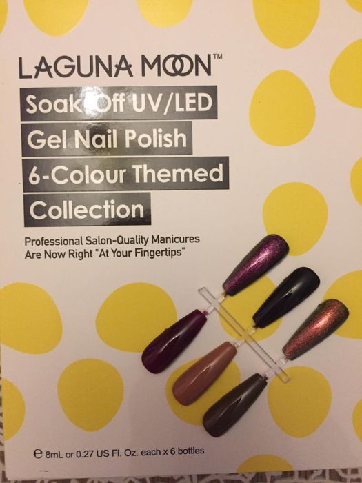 Комплект за маникюр 6 броя гел лакове -8 мл ( 5  различни комбинации )