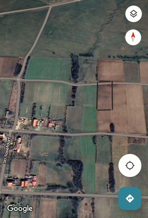 Teren intravilan Iosifalău 30 km de Timișoara