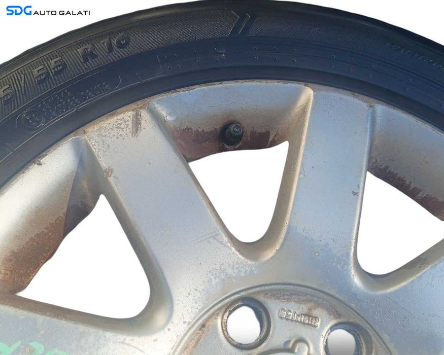 Set 4 Jante Janta Roata Roti Aluminiu 205 55 16 R16 Audi A3 8P 2004 - 2013 (1K0601025R 6.5JX16H2 ET50) [JNT0030]