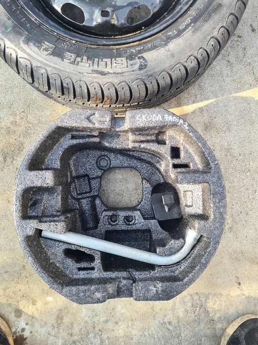 Spuma roată rezerva, skoda fabia 2 185/60/14 nefolosita
