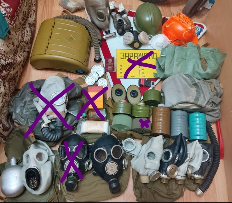 Обмен противогазов и не только