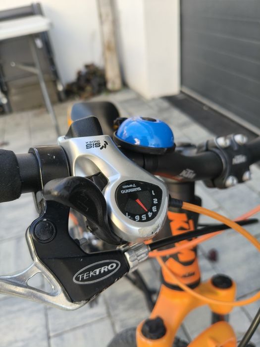 Bicicleta copii KTM Wild Speed 20 – MTB, 21 viteze Shimano, suspensie Suntour