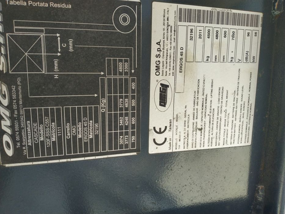 Мотокар OMG Ergos 45D