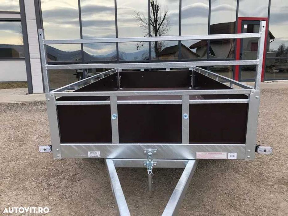 Remorca cu 2 axe Neptun TRAILWOOD 253/125/35,masa 750kg,categoria B