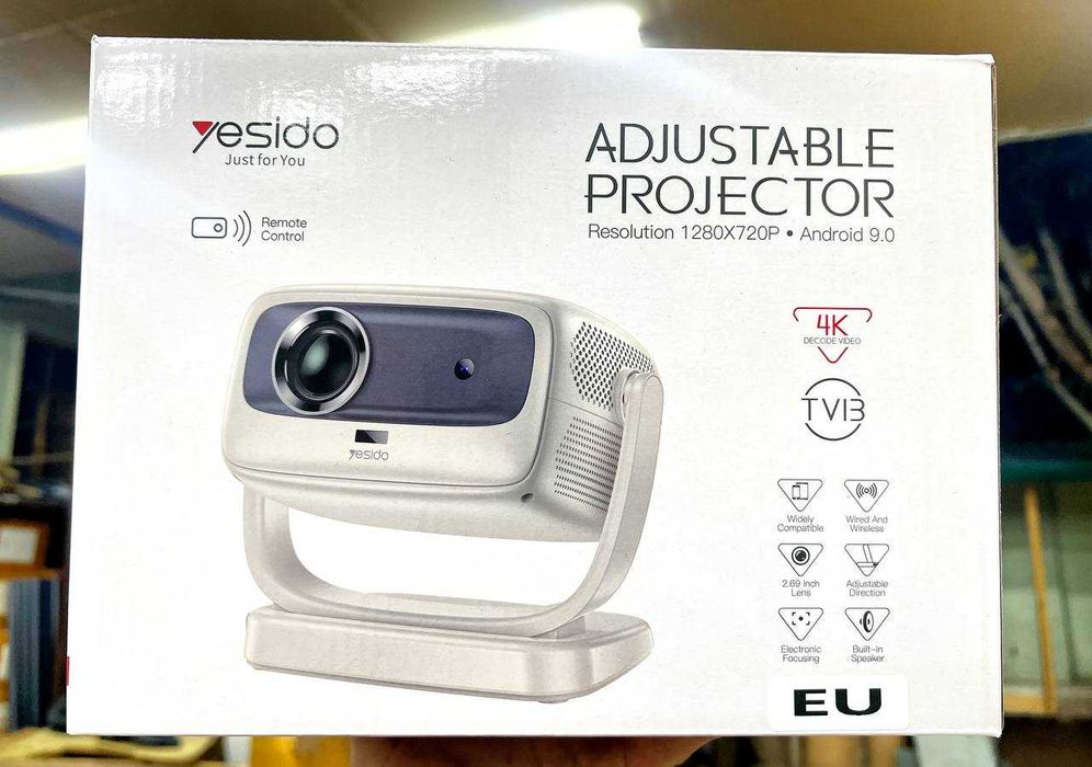 Yesido TV13 — Компактный проектор 4K. Есть доставка