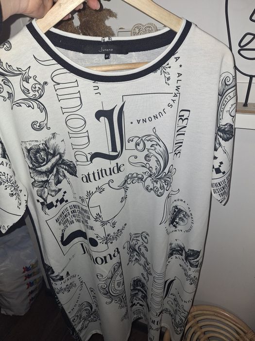 Рокля Junona черно бяла