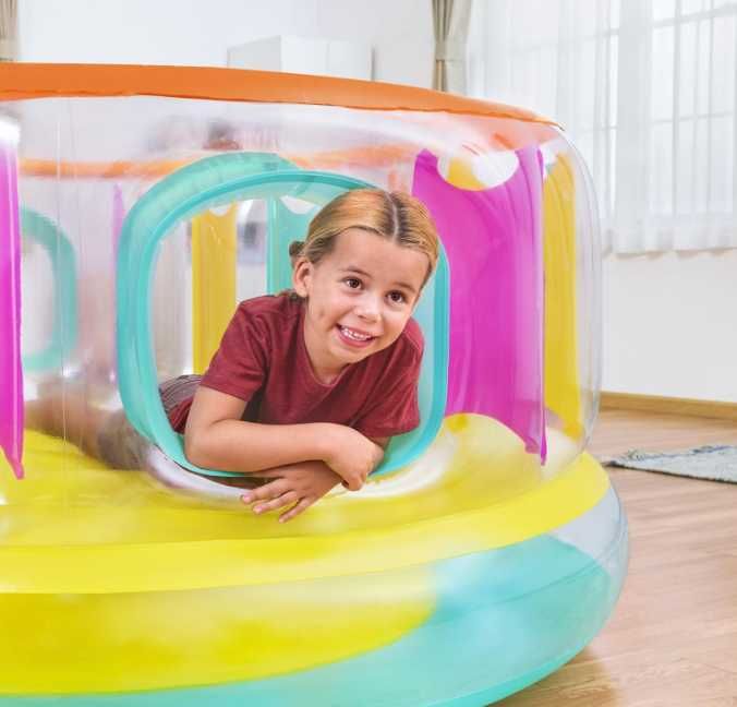 Батут надувной. Диаметр-180 см. Доставка и установка бесплатно