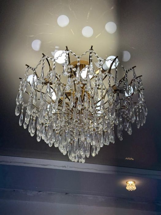 Прожам люстры, хрусталь