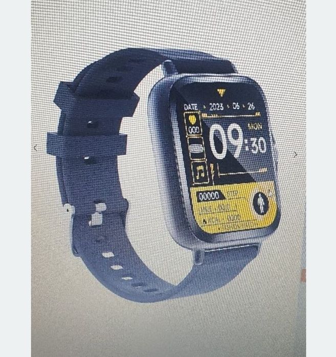 Ceas Smartwatch Nou Negru + 2 curele silicon și metal